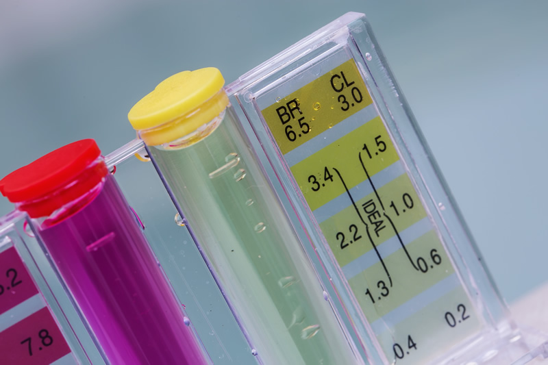 Why does my water test show no sign of chlorine in my pool